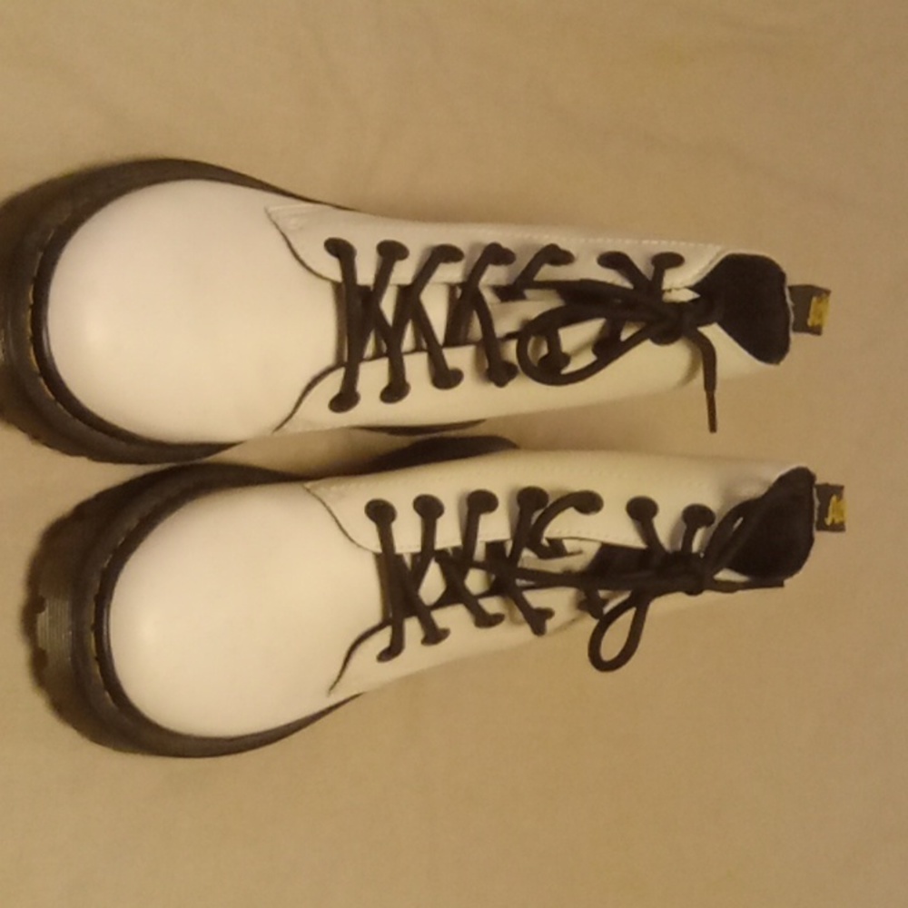Brand New never worn without box white Doc Martins